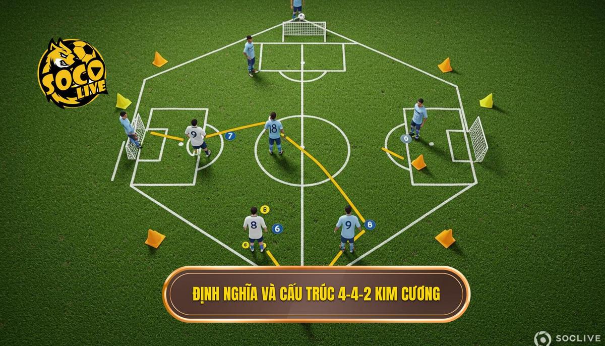 Phần 1_ Định Nghĩa và Cấu Trúc Cơ Bản của 4-4-2 Kim Cương