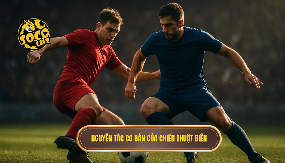 Chiến thuật Tấn Công Biên: Phân Tích Chuyên Sâu Từ SOCOLIVE 1 Nguyên tắc Căn bản của Chiến thuật tấn công biên