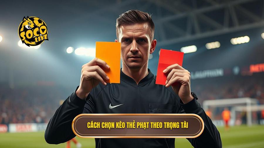 Bí quyết chọn kèo thẻ phạt dựa trên phong cách của trọng tài