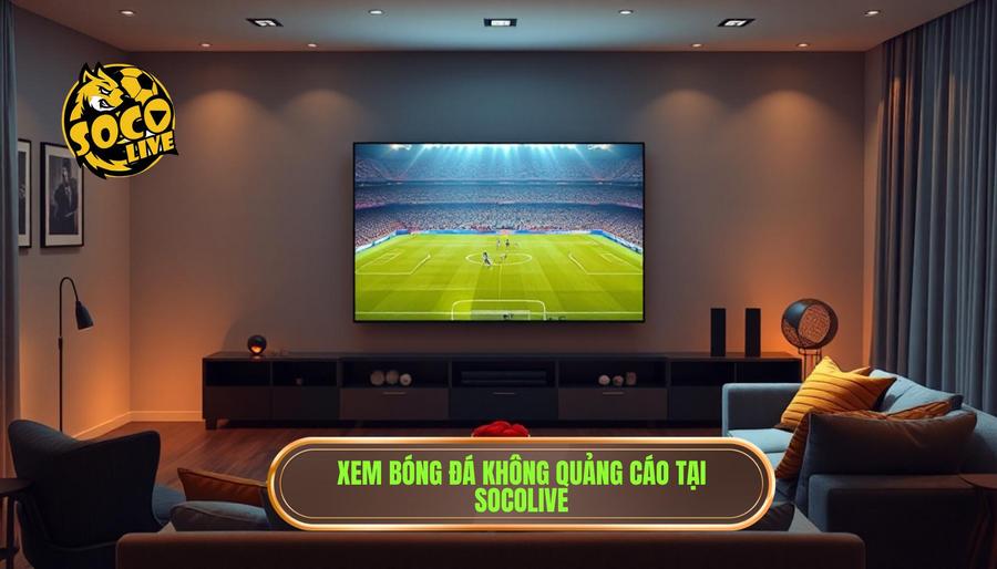 SOCOLIVE - Thiên đường cho người muốn xem bóng đá không quảng cáo